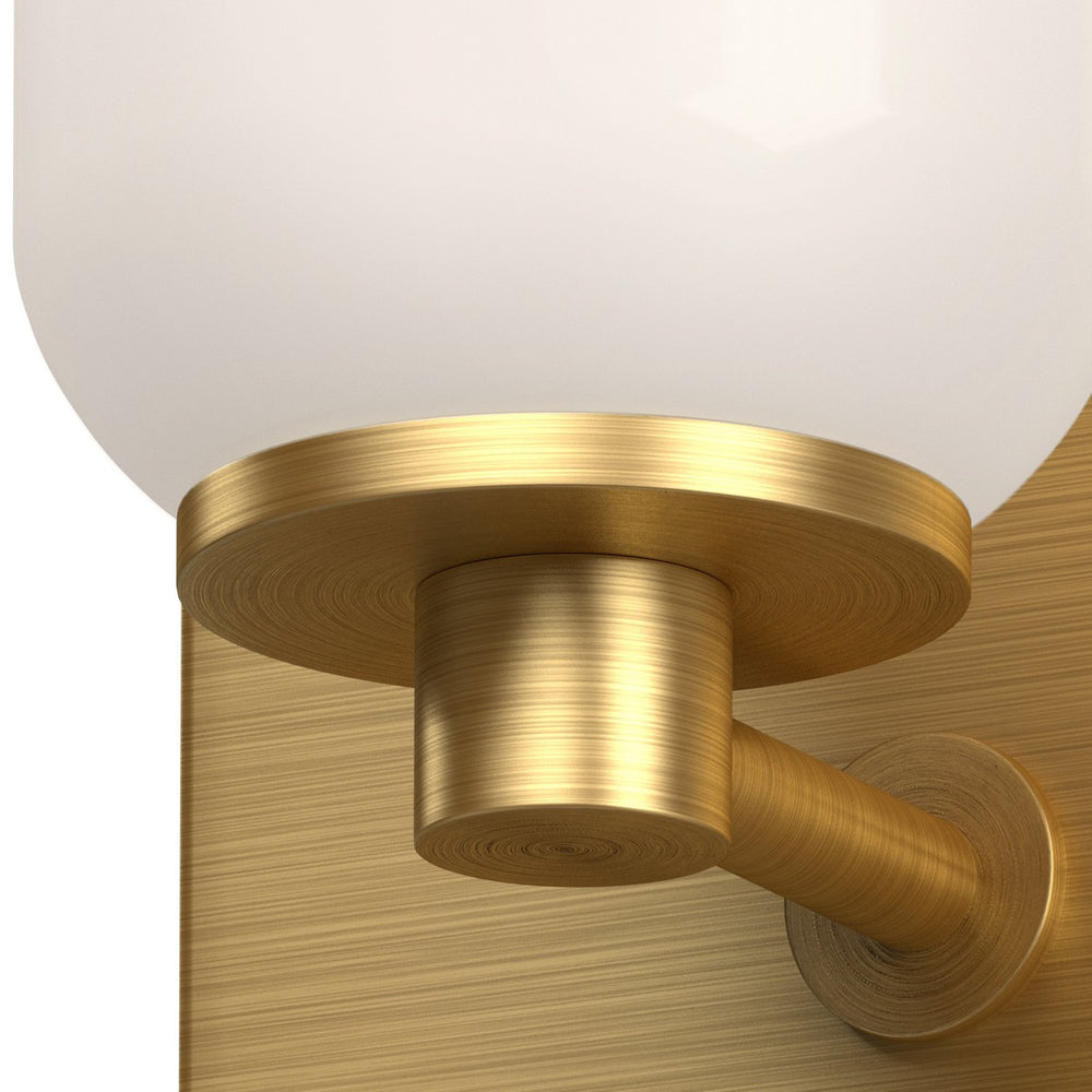 Kuzco Canada - WS57704-BG/GO - One Light Wall Sconce - Nola - Brushed Gold/Glossy Opal Glass