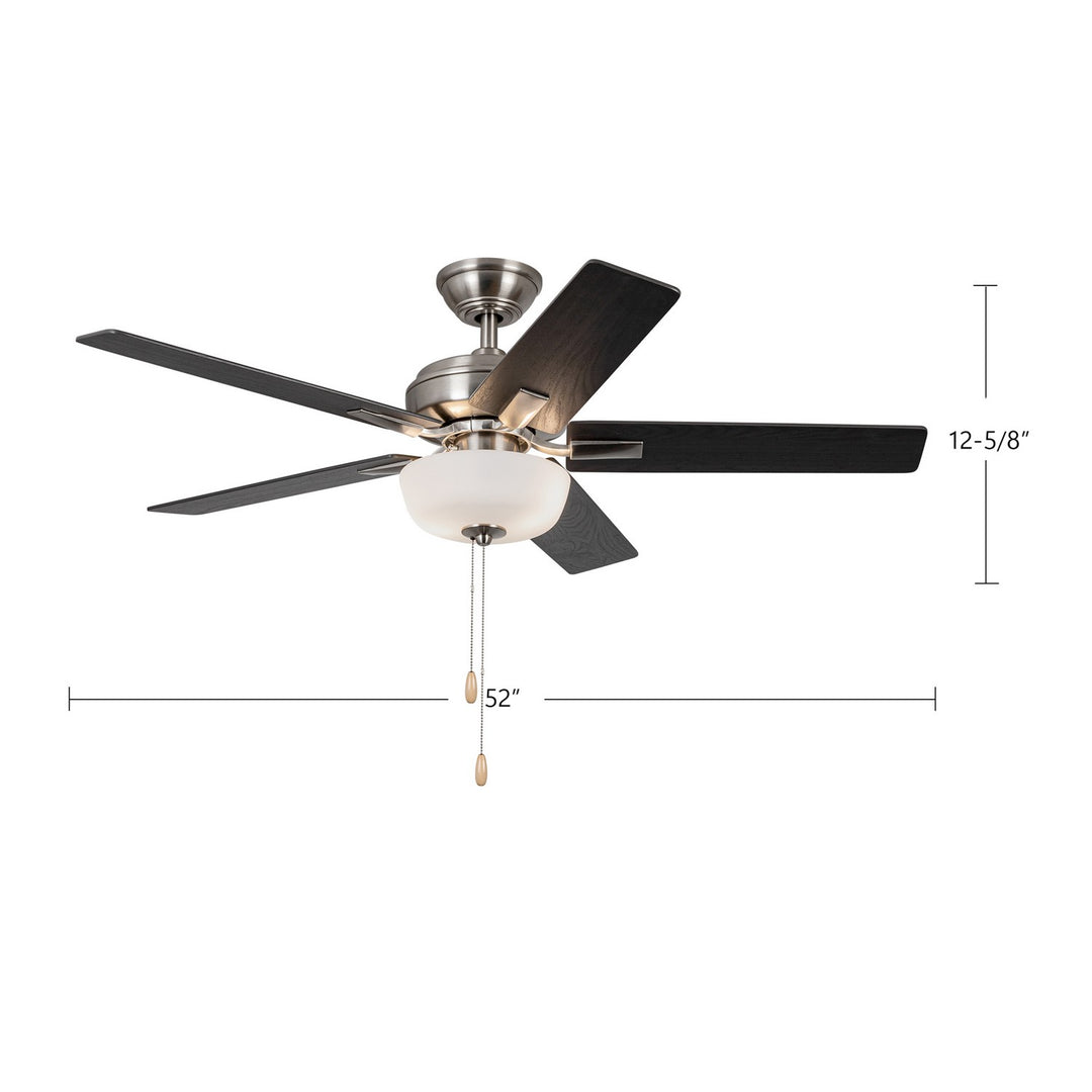 Kuzco Canada - CF78752-BN-LKP - 52"Ceiling Fan - Erikson - Brushed Nickel