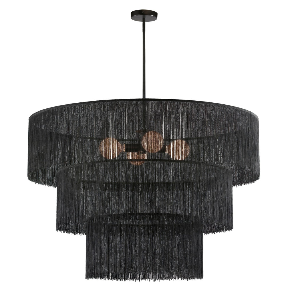 Dainolite Canada - CDL-404C-MB-BK - Four Light Chandelier - Cadelaria - Black