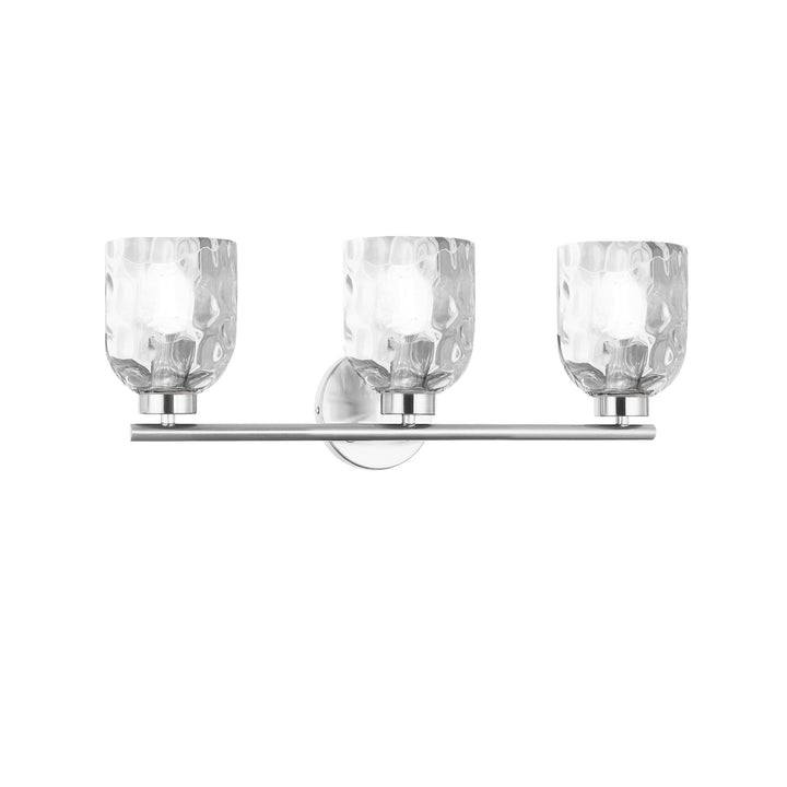 Dainolite Canada - VLA-213W-PC-CLR - Three Light Vanity - Vallora - Polished Chrome