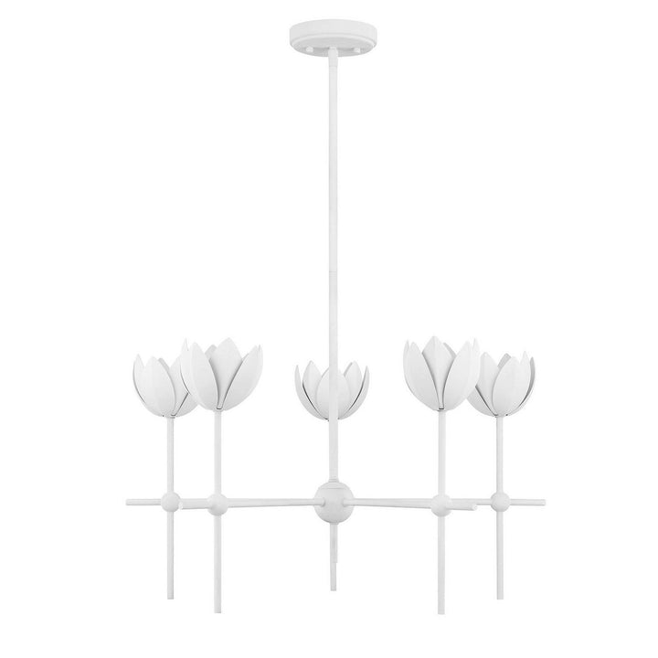 Meridian - M100131BQW - LED Chandelier - Bisque White