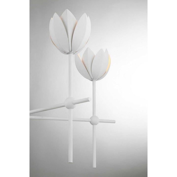 Meridian - M100131BQW - LED Chandelier - Bisque White