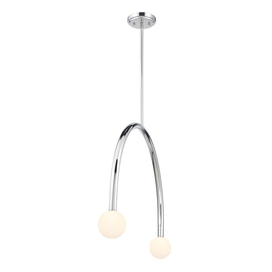 Meridian - M100132CH - LED Chandelier - Chrome
