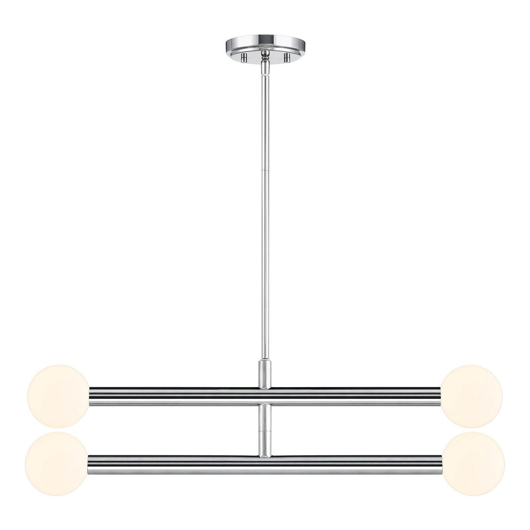 Meridian - M100133CH - LED Chandelier - Chrome