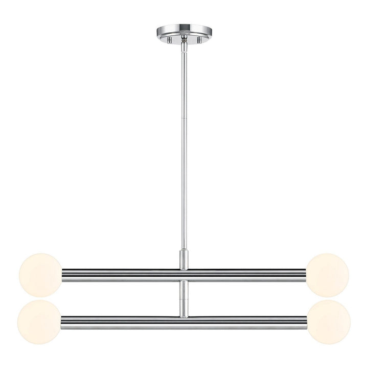 Meridian - M100133CH - LED Chandelier - Chrome