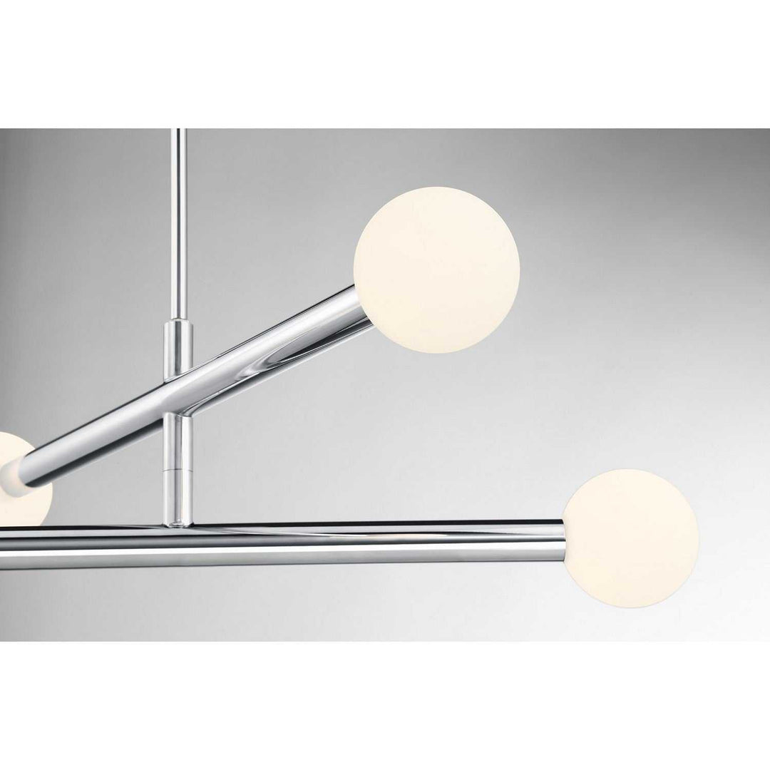Meridian - M100133CH - LED Chandelier - Chrome