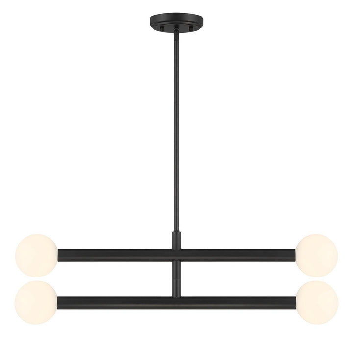 Meridian - M100133MBK - LED Chandelier - Matte Black