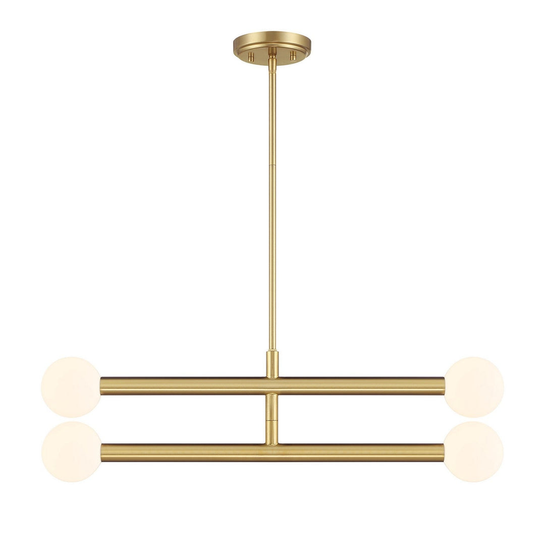 Meridian - M100133NB - LED Chandelier - Natural Brass