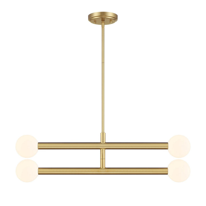 Meridian - M100133NB - LED Chandelier - Natural Brass