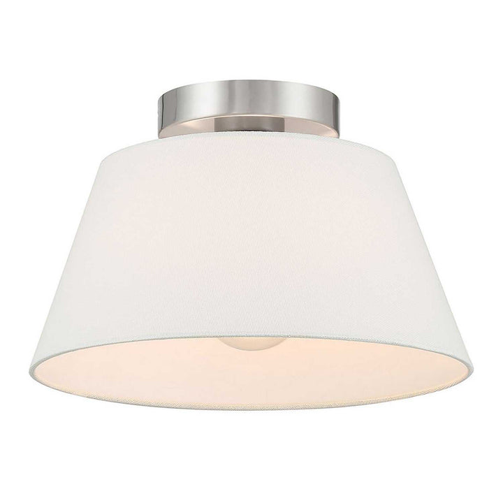 Meridian - M60077BN - One Light Semi-Flush Mount - Brushed Nickel