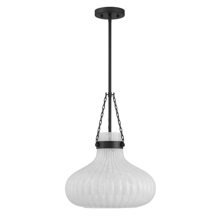 Meridian - M7046MBK - One Light Pendant - Matte Black