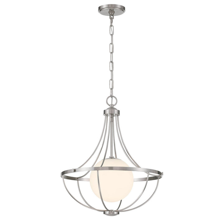 Meridian - M7047BN - One Light Pendant - Brushed Nickel