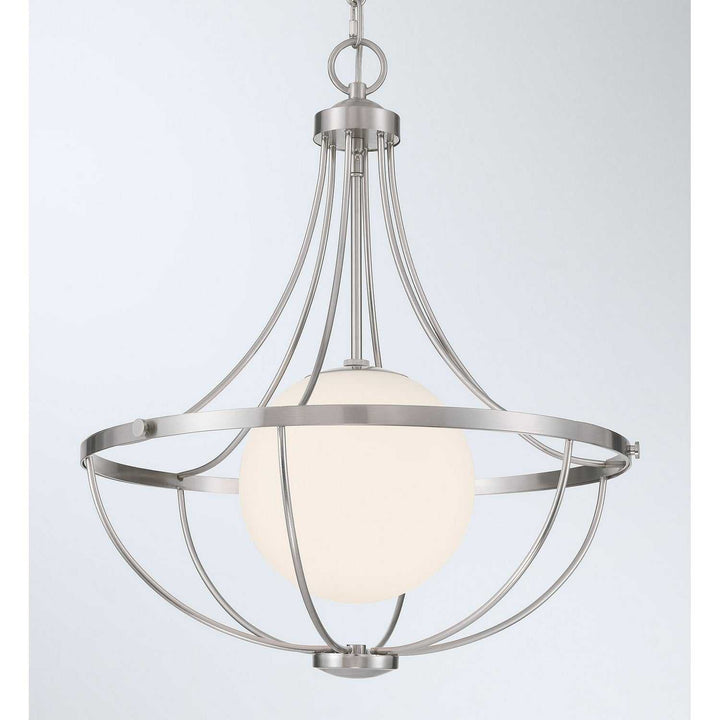 Meridian - M7047BN - One Light Pendant - Brushed Nickel