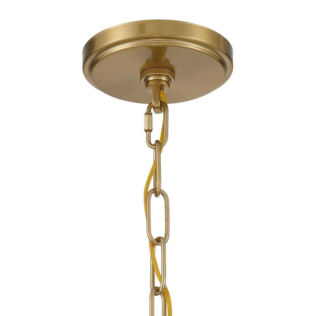 Meridian - M7047NB - One Light Pendant - Natural Brass