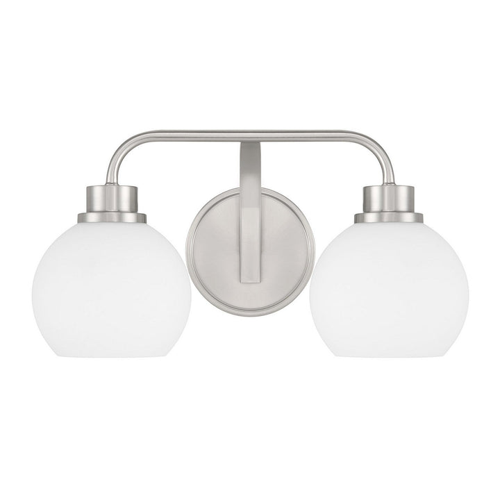 Meridian - M80080BN - Two Light Bathroom Vanity - Brushed Nickel