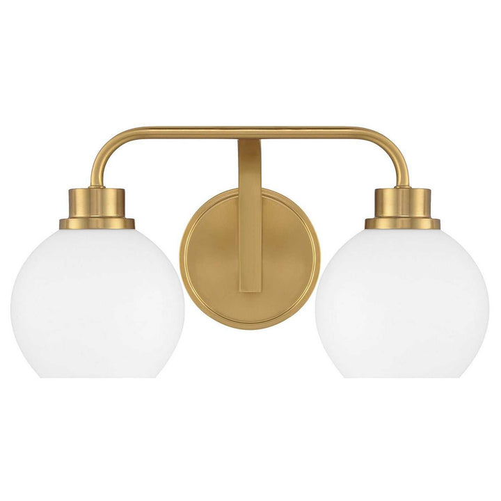 Meridian - M80080NB - Two Light Bathroom Vanity - Natural Brass