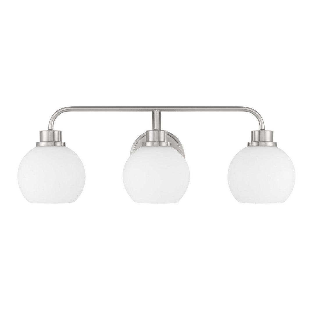 Meridian - M80081BN - Three Light Bathroom Vanity - Brushed Nickel