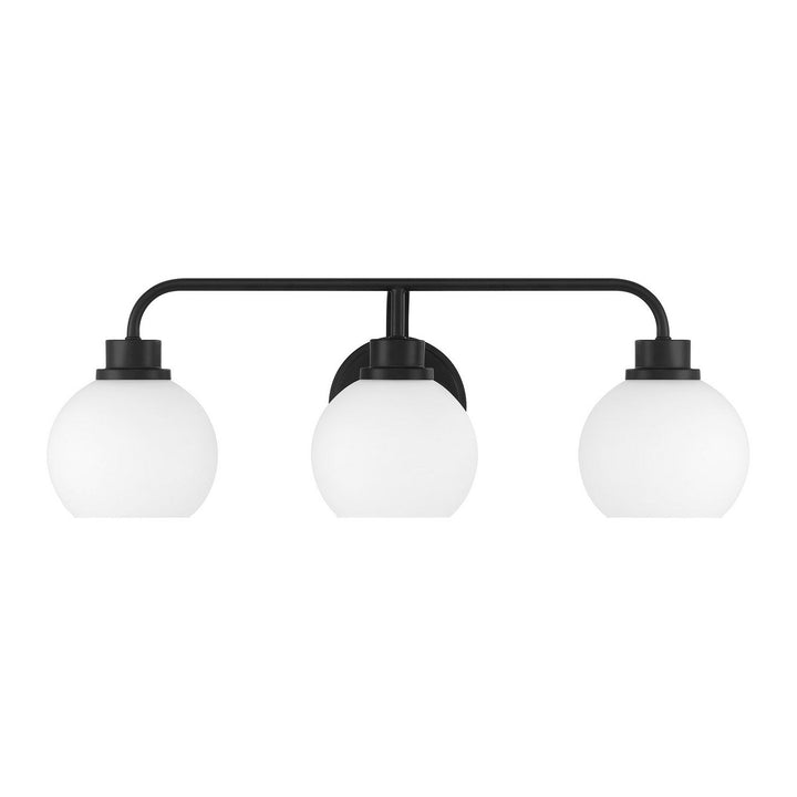 Meridian - M80081MBK - Three Light Bathroom Vanity - Matte Black