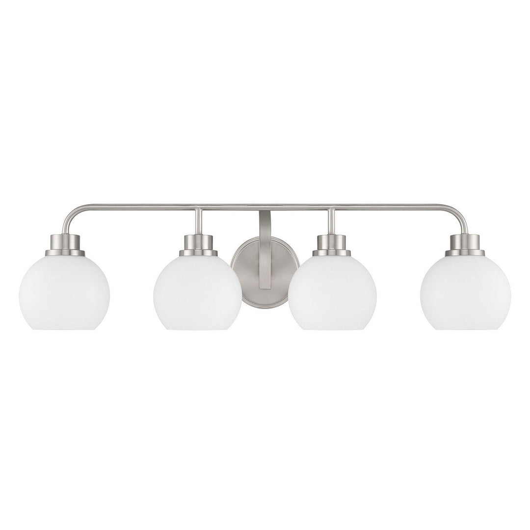Meridian - M80082BN - Four Light Bathroom Vanity - Brushed Nickel