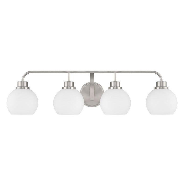 Meridian - M80082BN - Four Light Bathroom Vanity - Brushed Nickel