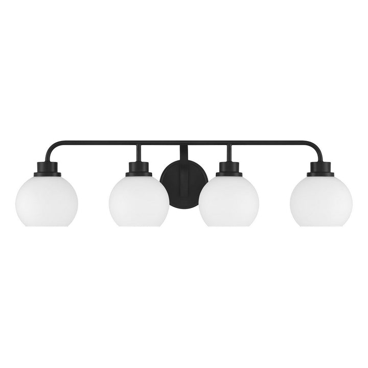 Meridian - M80082MBK - Four Light Bathroom Vanity - Matte Black