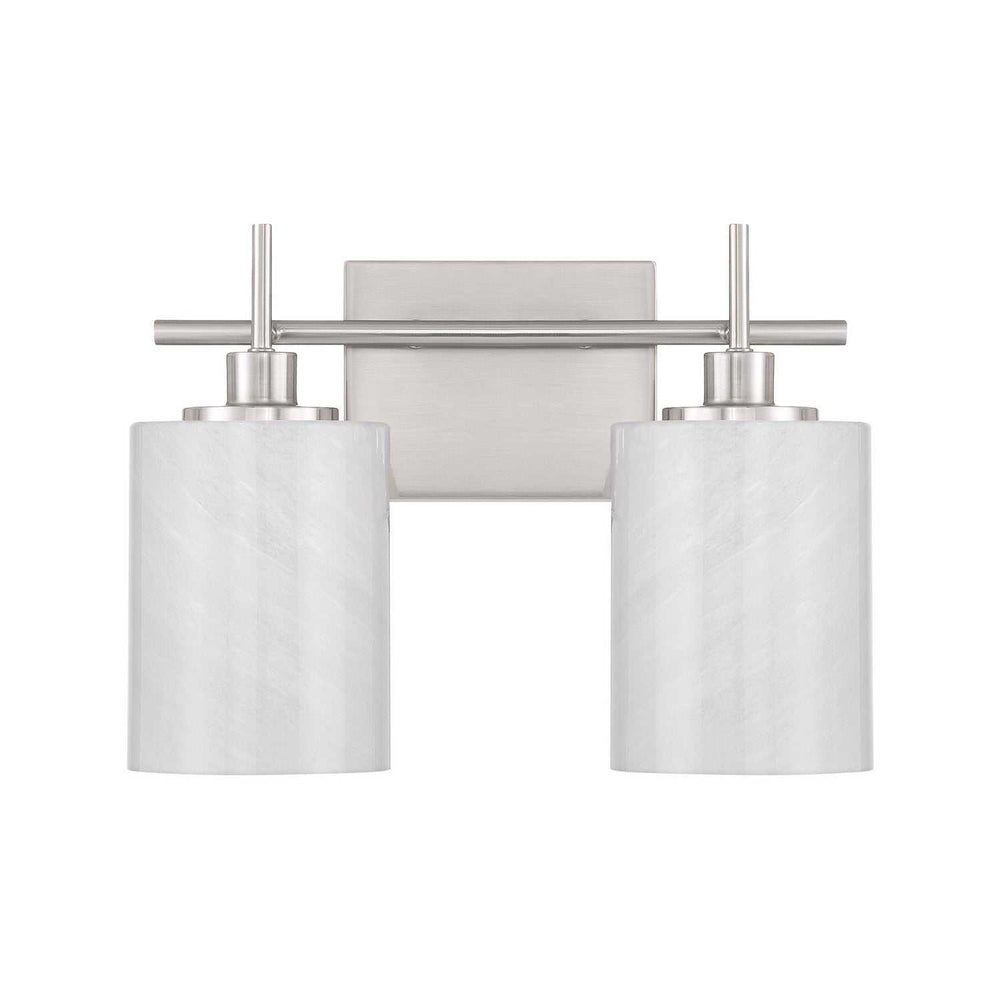 Meridian - M80083BN - Two Light Bathroom Vanity - Brushed Nickel