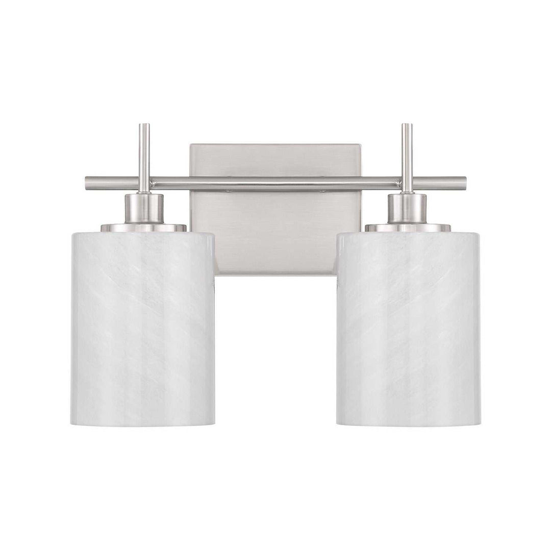 Meridian - M80083BN - Two Light Bathroom Vanity - Brushed Nickel