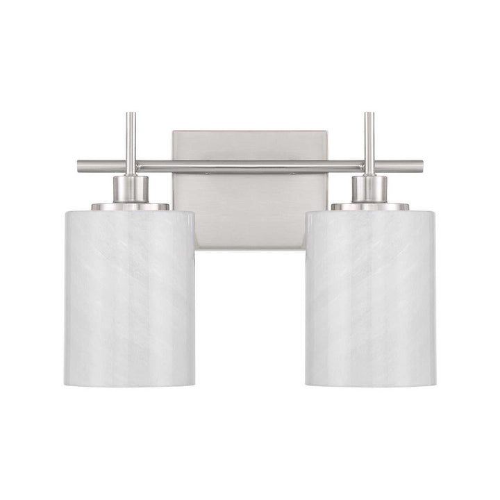 Meridian - M80083BN - Two Light Bathroom Vanity - Brushed Nickel