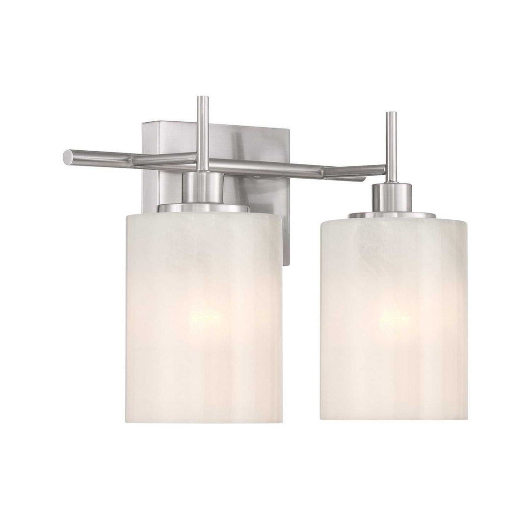 Meridian - M80083BN - Two Light Bathroom Vanity - Brushed Nickel