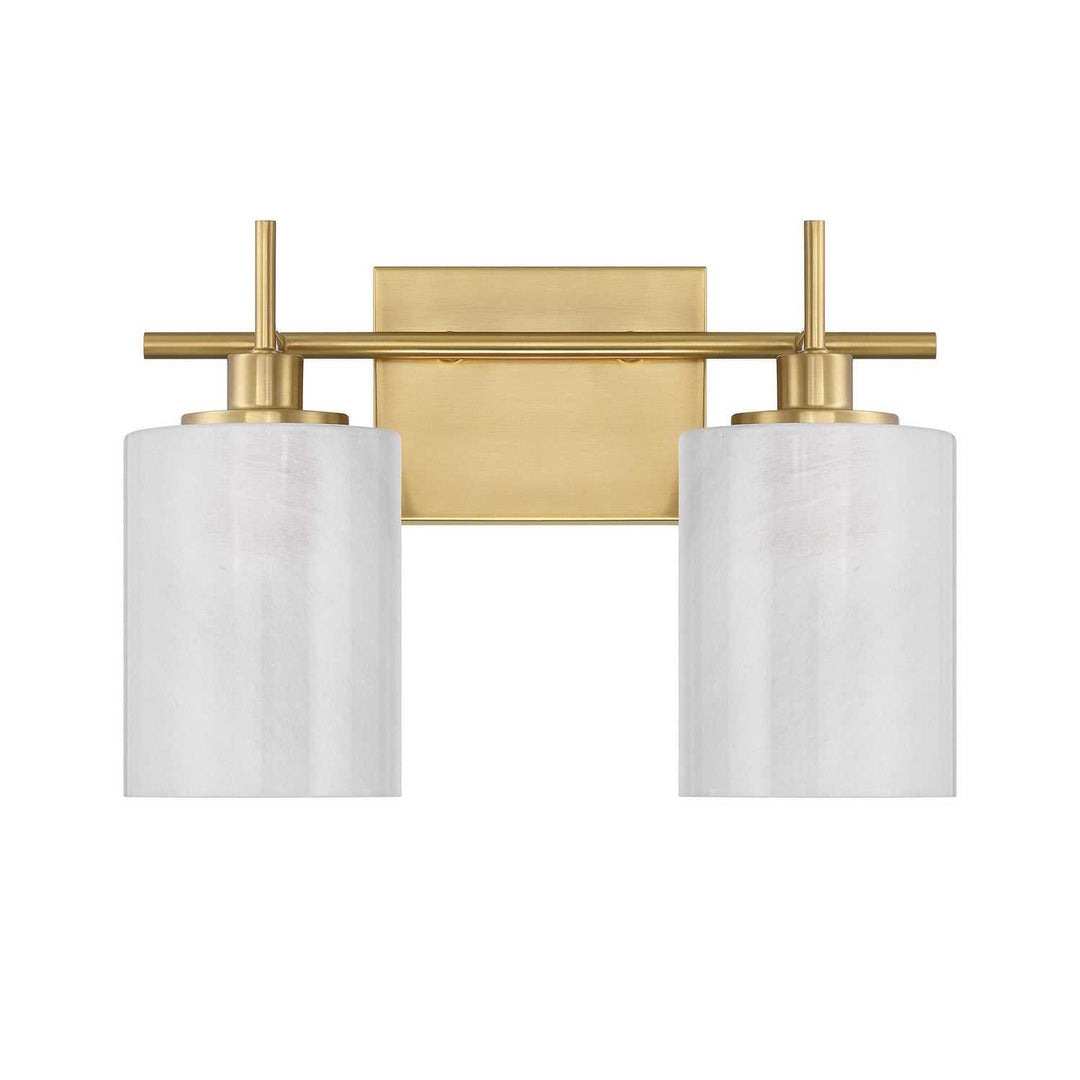 Meridian - M80083NB - Two Light Bathroom Vanity - Natural Brass