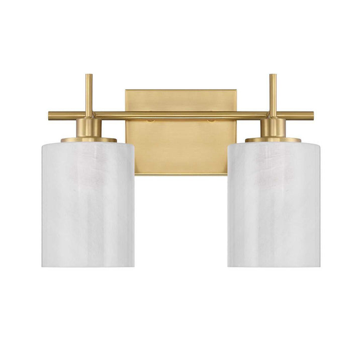 Meridian - M80083NB - Two Light Bathroom Vanity - Natural Brass