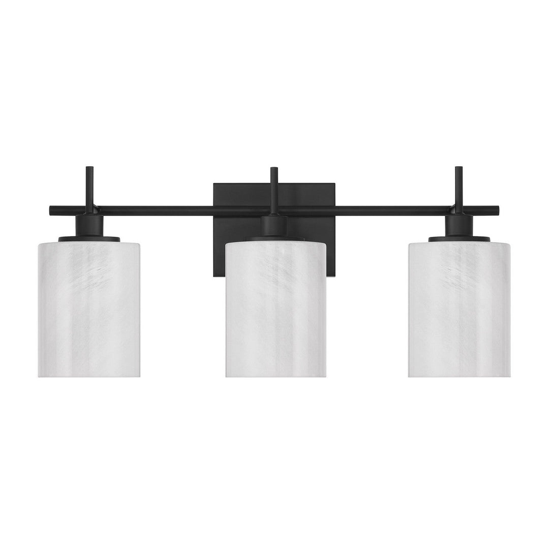 Meridian - M80084MBK - Three Light Bathroom Vanity - Matte Black