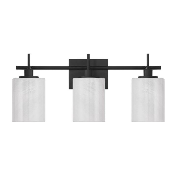 Meridian - M80084MBK - Three Light Bathroom Vanity - Matte Black