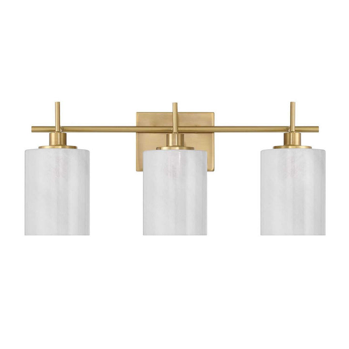 Meridian - M80084NB - Three Light Bathroom Vanity - Natural Brass