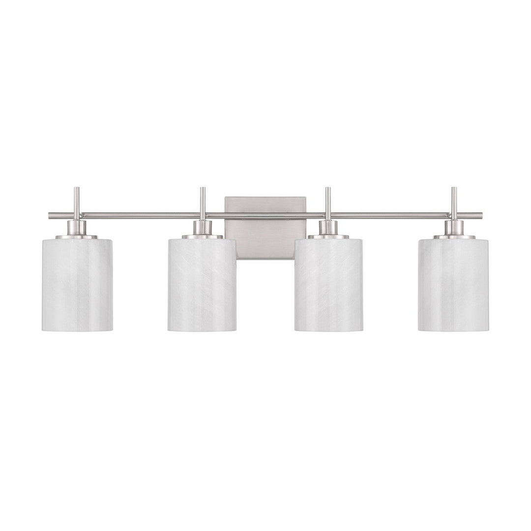 Meridian - M80085BN - Four Light Bathroom Vanity - Brushed Nickel