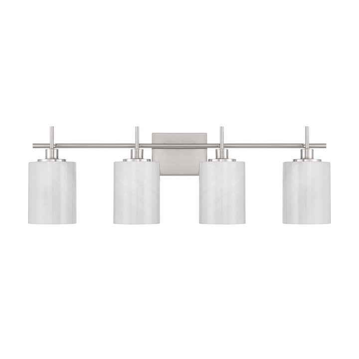Meridian - M80085BN - Four Light Bathroom Vanity - Brushed Nickel