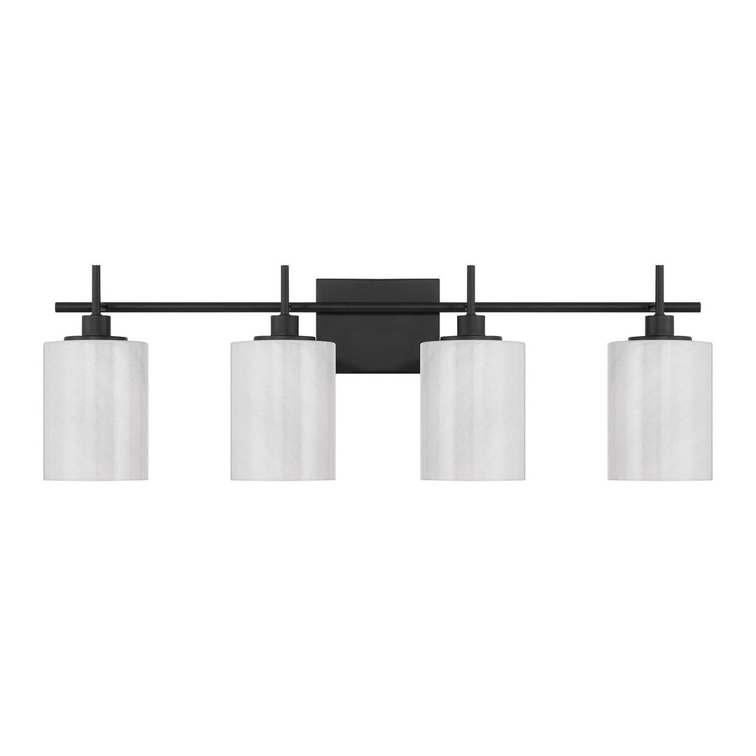 Meridian - M80085MBK - Four Light Bathroom Vanity - Matte Black