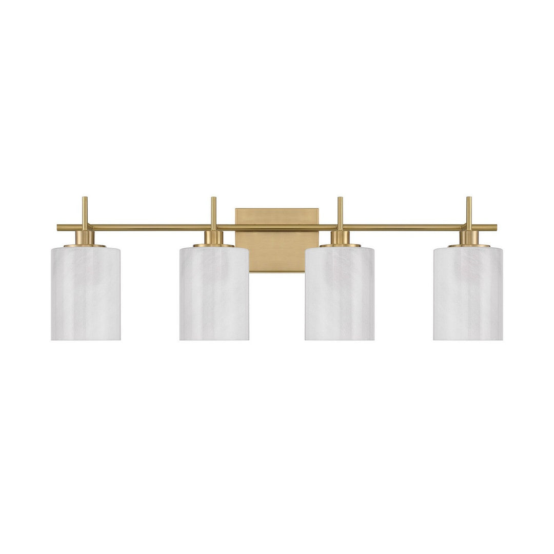 Meridian - M80085NB - Four Light Bathroom Vanity - Natural Brass