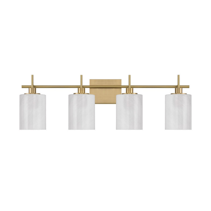 Meridian - M80085NB - Four Light Bathroom Vanity - Natural Brass