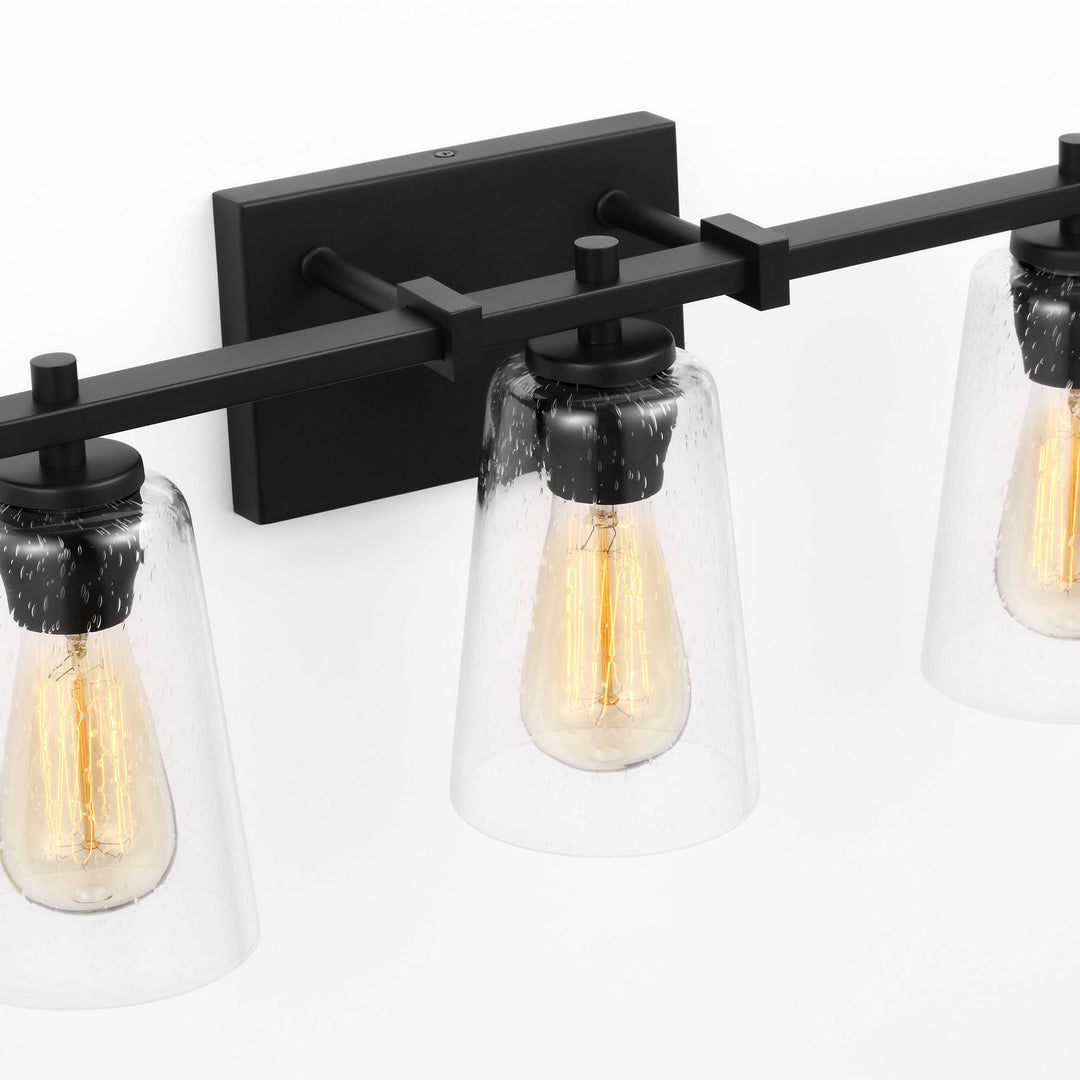 Visual Comfort Studio Canada - VS24303MBK - Three Light Vanity - Mercer - Midnight Black