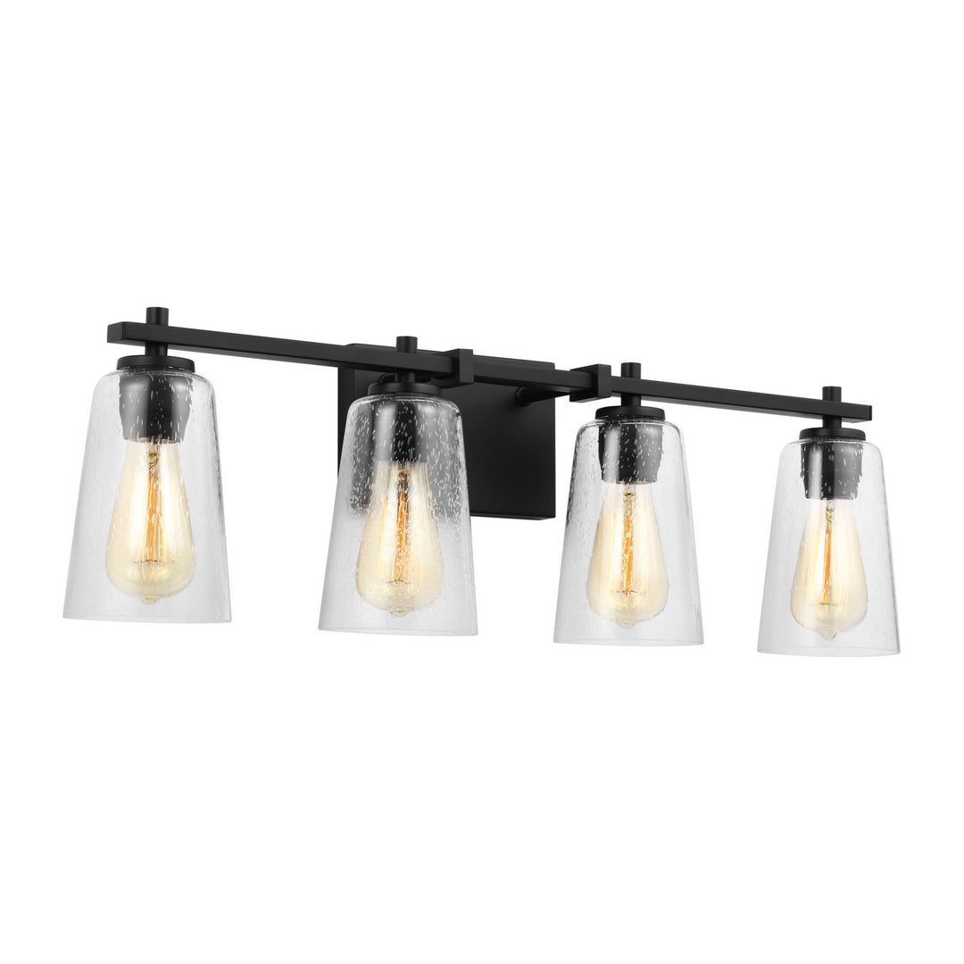 Visual Comfort Studio Canada - VS24304MBK - Four Light Vanity - Mercer - Midnight Black