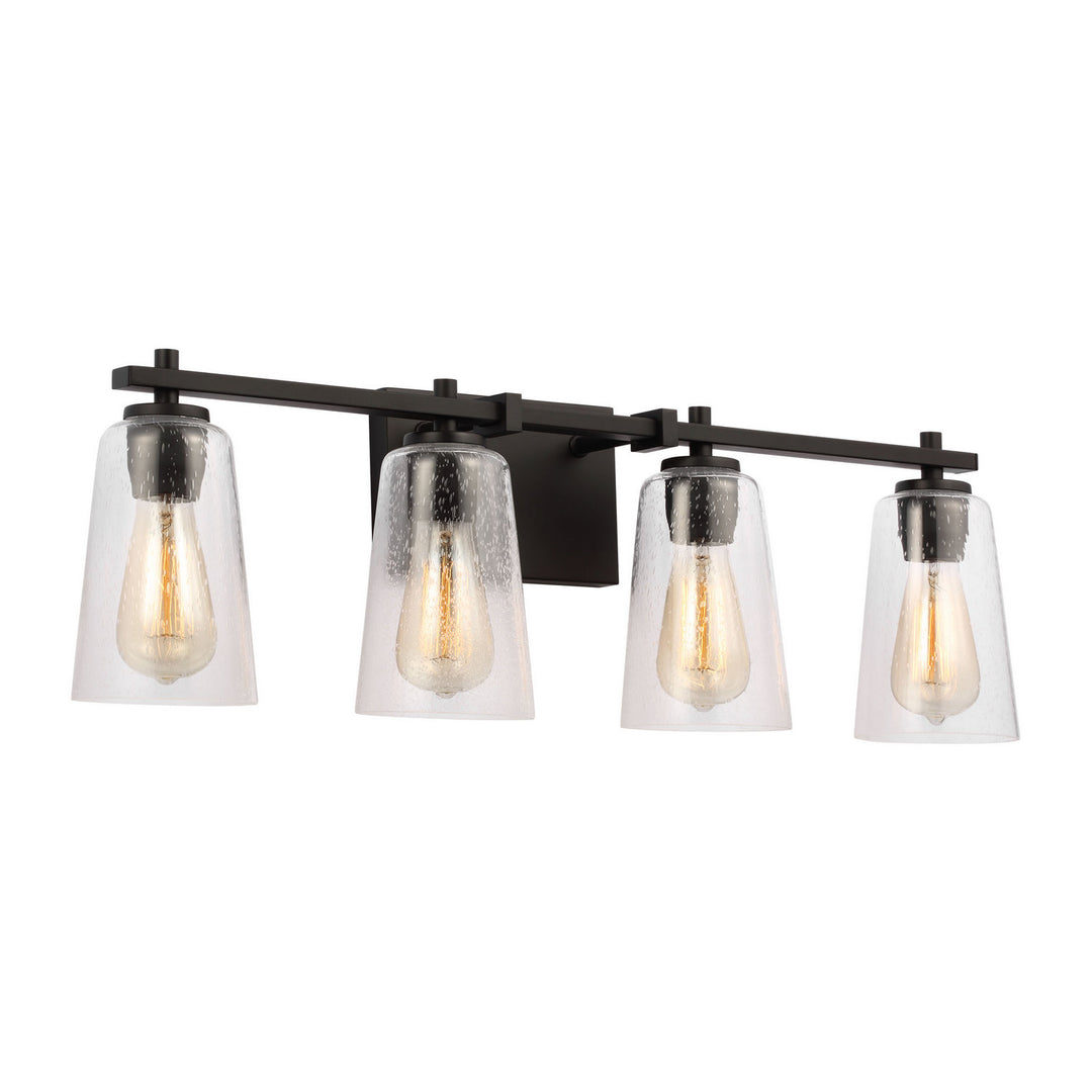 Visual Comfort Studio Canada - VS24304MBK - Four Light Vanity - Mercer - Midnight Black