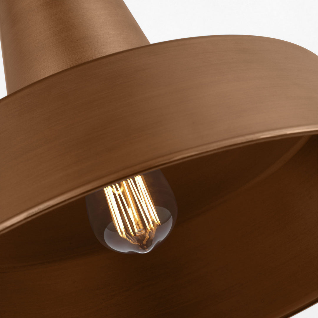 Visual Comfort Studio Canada - SLO1211EN3/NCP - One Light Wall Lantern - Barn Light - Natural Copper