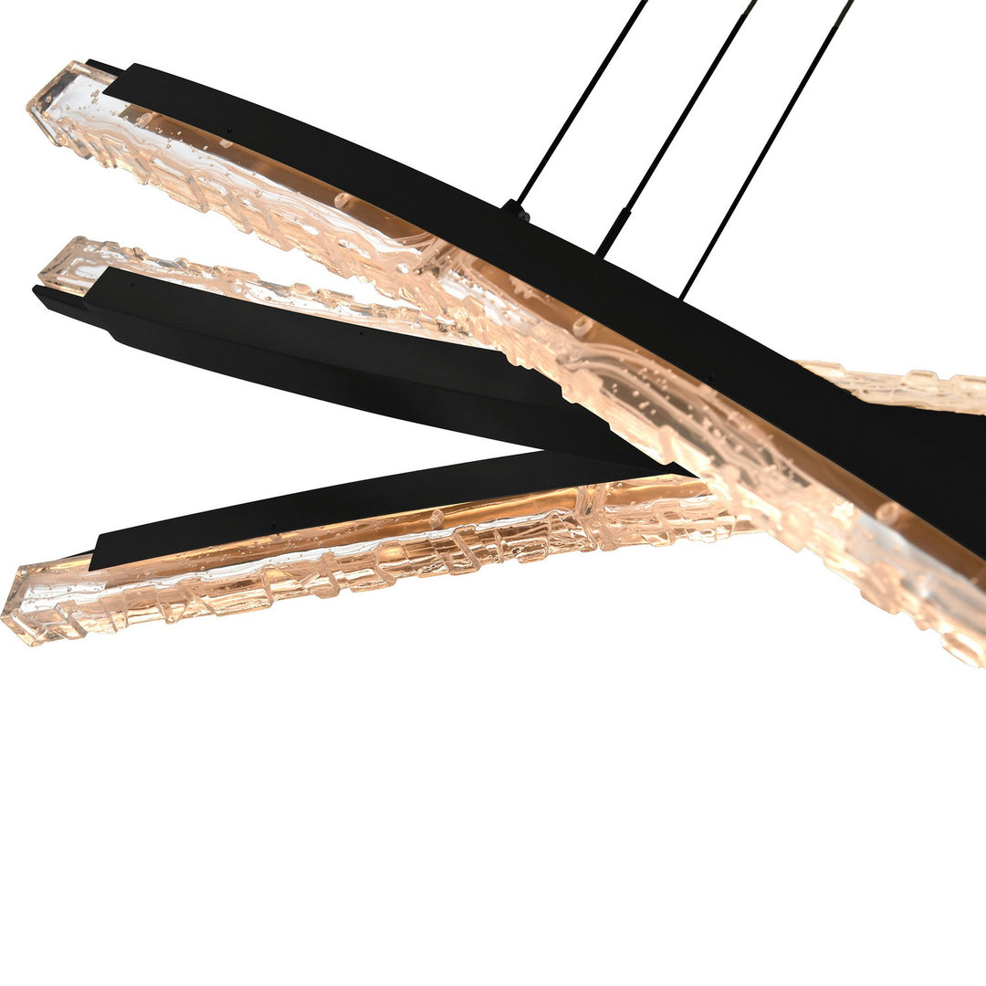 CWI Lighting Canada - 1710P50-3-101 - LED Chandelier - Saber - Black