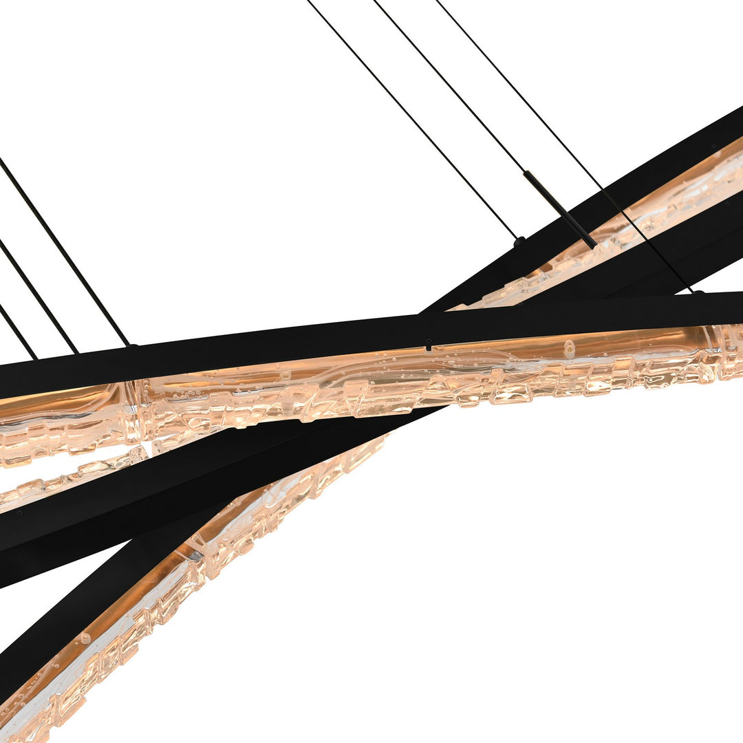 CWI Lighting Canada - 1710P50-3-101 - LED Chandelier - Saber - Black