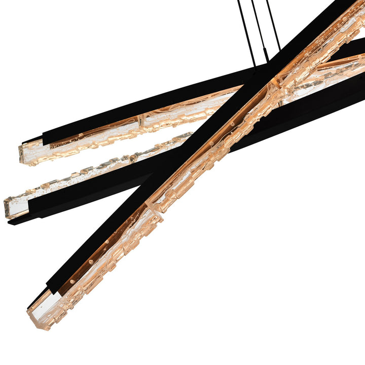 CWI Lighting Canada - 1710P70-3-101 - LED Chandelier - Saber - Black