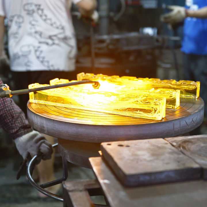 CWI Lighting Canada - 1710P70-3-624 - LED Chandelier - Saber - Brass