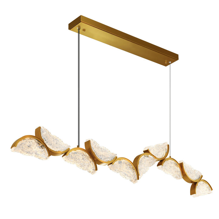 CWI Lighting Canada - 1715P70-10-624 - LED Chandelier - Moon - Brass
