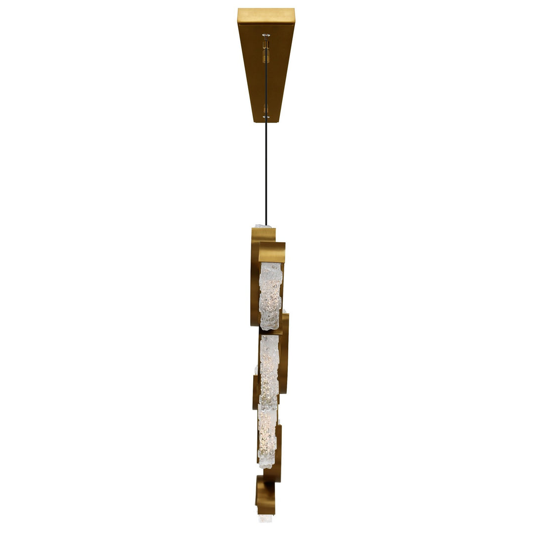 CWI Lighting Canada - 1715P70-10-624 - LED Chandelier - Moon - Brass