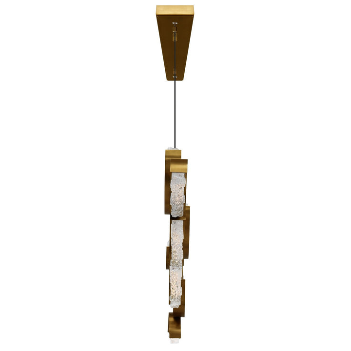 CWI Lighting Canada - 1715P70-10-624 - LED Chandelier - Moon - Brass